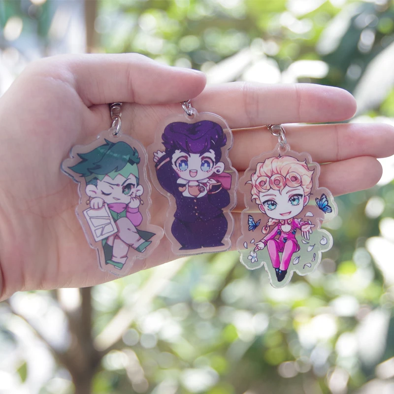 Необычные приключения Джоджо Золотой ветер Kujo Jotaro Josuke Higashikata Косплей акриловые