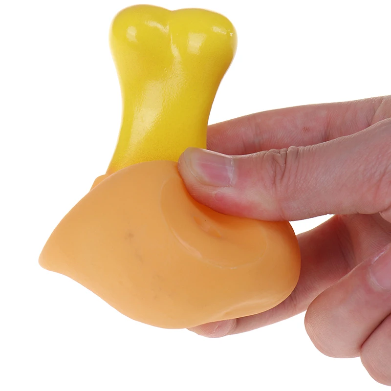 Pet резиновая игрушка для собаки курица нога щенок Звук пищалка жевательные