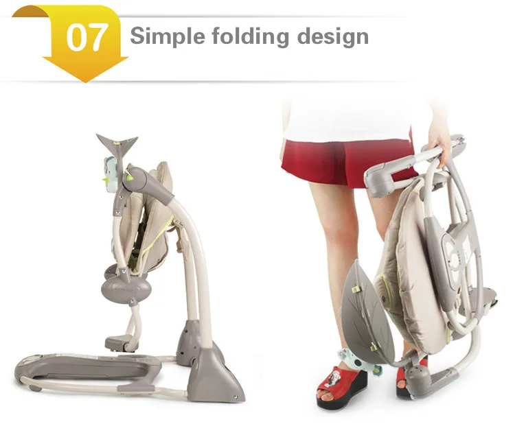 Детское кресло-качалка многофункциональное музыкальное Электрическое