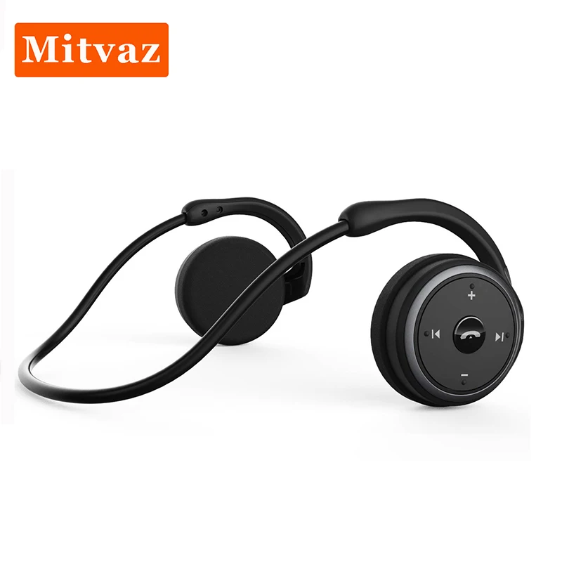 black Новые Mitvaz A6(обновленная версия AX-698) Bluetooth 5,0 спортивные наушники для бега портативные беспроводные наушники - Цвет: black