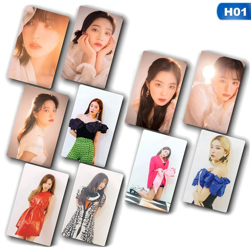 10 шт./компл. Kpop красный бархат идеальный липкий кристалл фото карты стикер фотография фотостудии игрушек, для подарка, для фанатов Канцелярский набор
