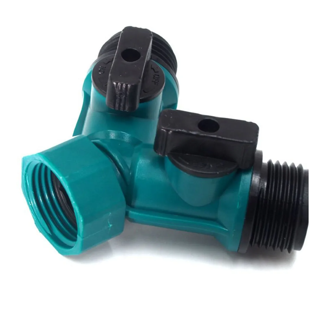 

2 Way Garden Hose Splitter Y Type Watering Connector Distributor Outdoor Tap For Watering Garden Plants And Flowers