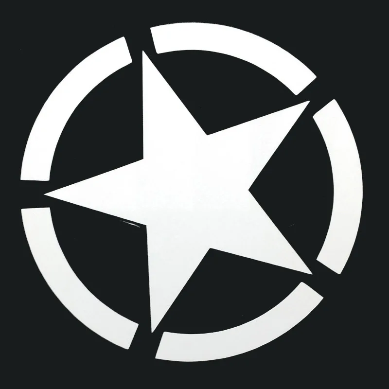 Светоотражающая виниловая наклейка Звезда 29 см|car door stickers|vinyl decals stickersdecal sticker |