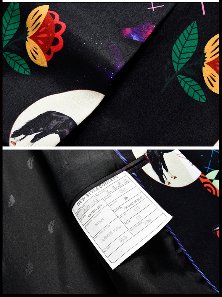 

Korean Men 2021 Blazers Fashion Printed Casual Slim Suit Jacket Wedding Business Blazer Male Clothing Masculino Costume Homme