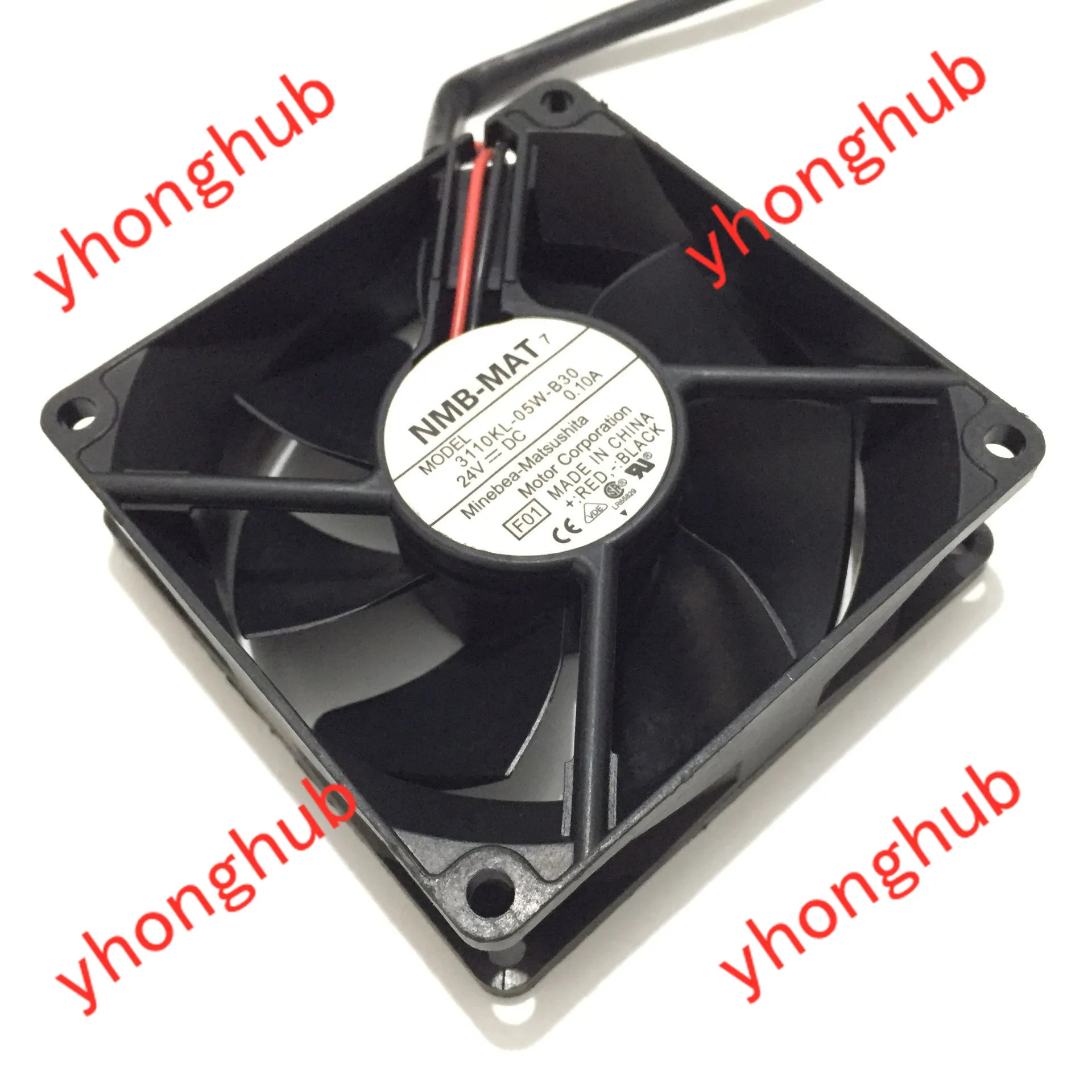 NMB-MAT 3110KL-05W-B30 F01 DC 24V 0.10A 2-проводной 80x80x25 мм вентилятор охлаждения сервера