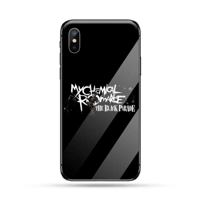 

My Chemical Romance MCR Phone Case Tempered glass For iphone 5C 6 6S 7 8 plus X XS XR 11 PRO MAX high quality protective coque