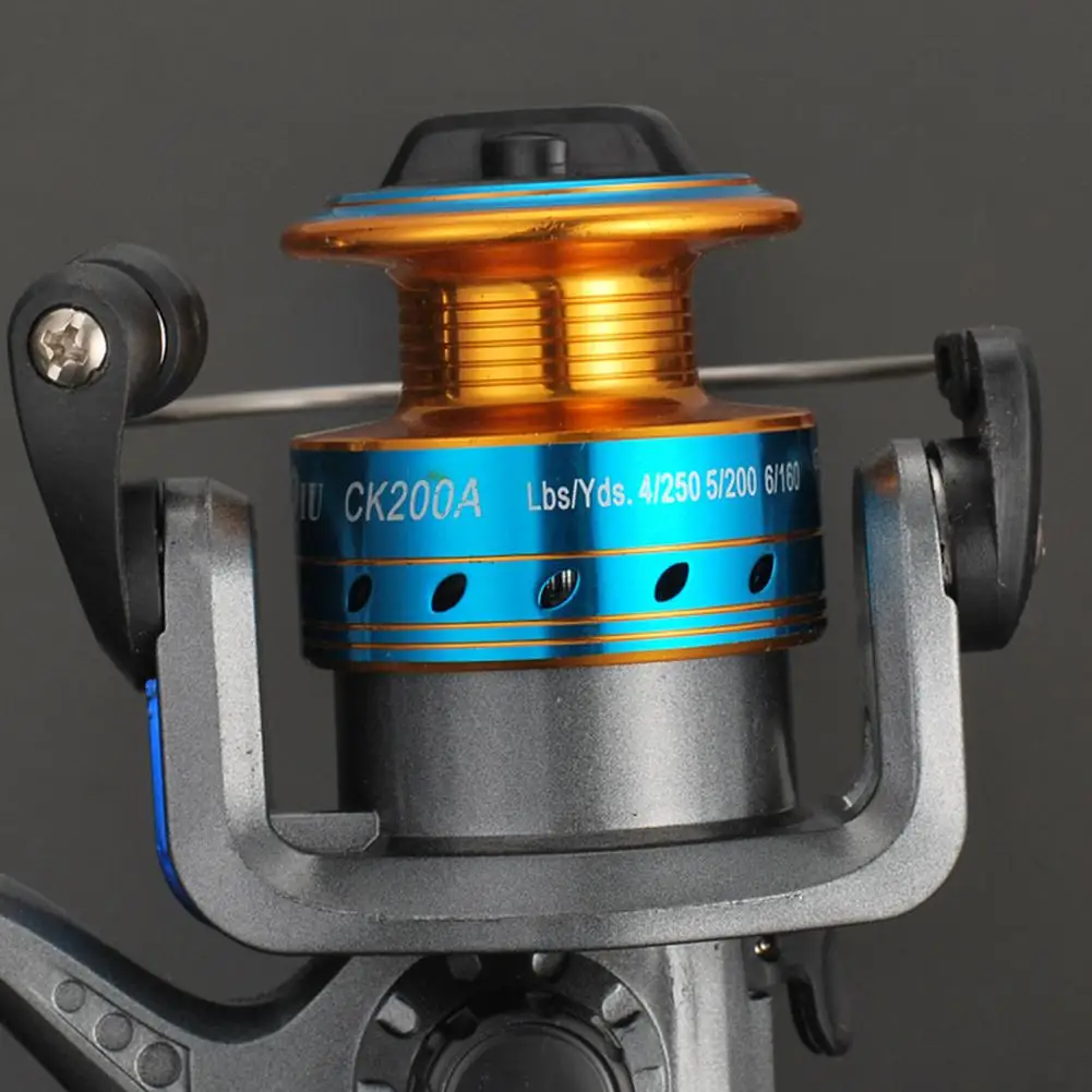 

Type Metal Wire Cup Fishing Reel Bait Casting Fishing Reel Rod Lure Saltewater Sea 5.2:1 Gear Ratio Spinning Fishing Reel