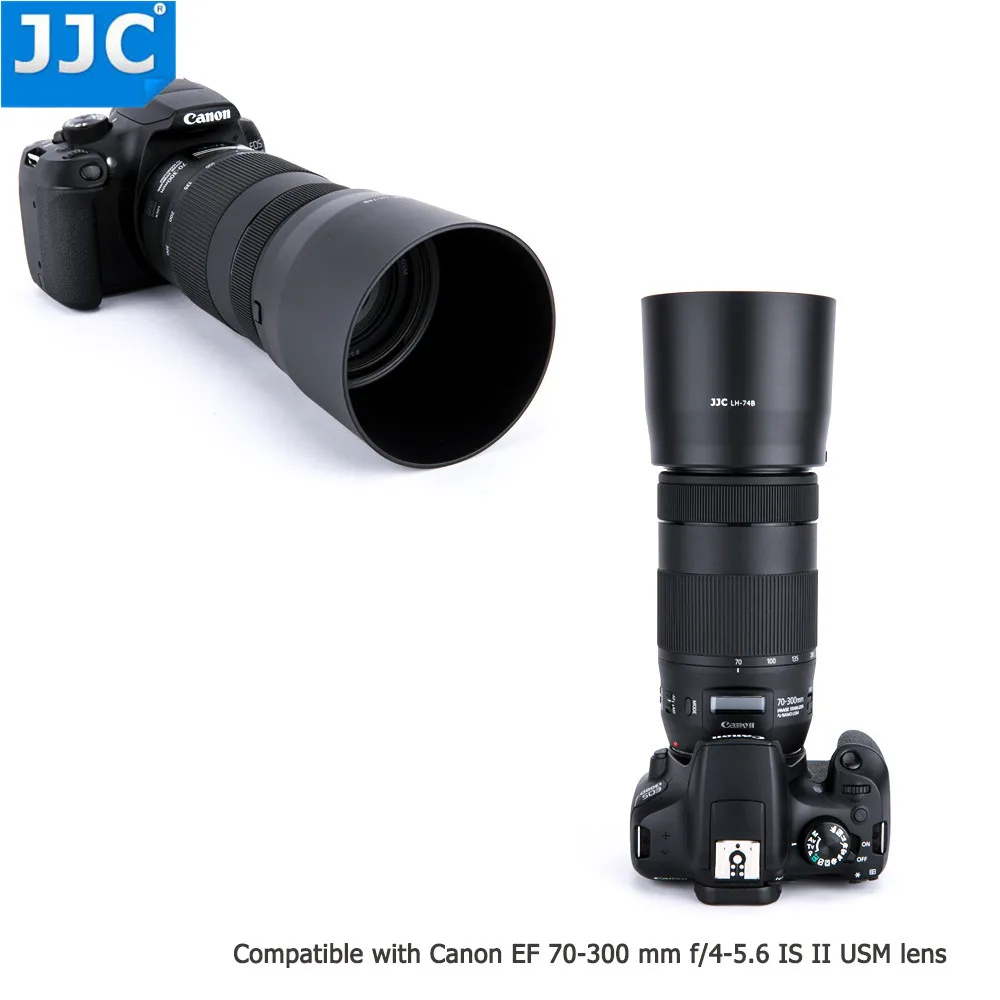 Двусторонняя бленда JJC для Canon EF 70 300 мм f/4 5 6 IS II USM Заменяет ET 74B на кнопку
