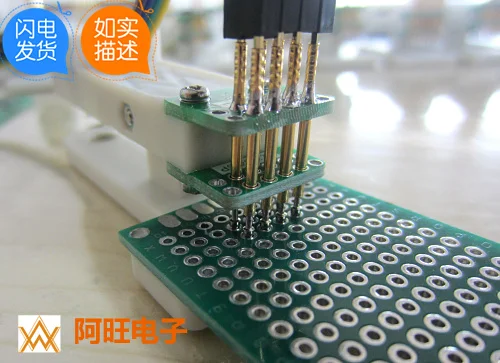 

Burning Fixture Single Chip Microcomputer Clip Debugging Download Test Frame 2.54mm-4P Double Row STM32 STC