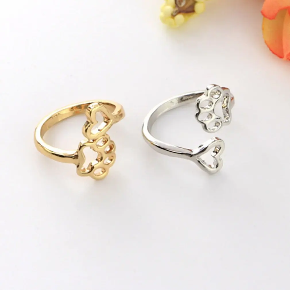 Стильные регулируемые полые кольца GENBOLI из металлического сплава искусственное