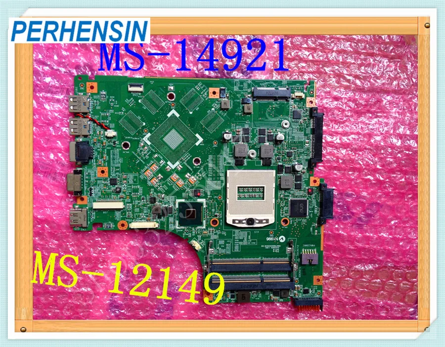 

For MSI CR40 cLaptop MOTHERBOARD MS-14921 VER: OB 100% WORK PERFECTLY