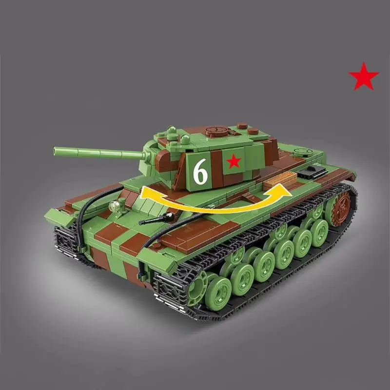 

Custom set of world war ii tanks, block toys for children over the age of 6 J2HD