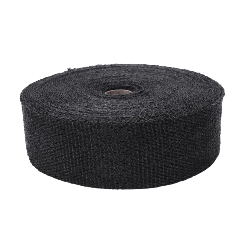 Черная Стекловолоконная выхлопная труба оберточная лента турбо