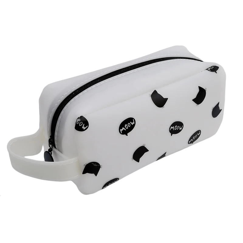 Женская косметичка с милым котом дорожная сумка для мытья женская косметики