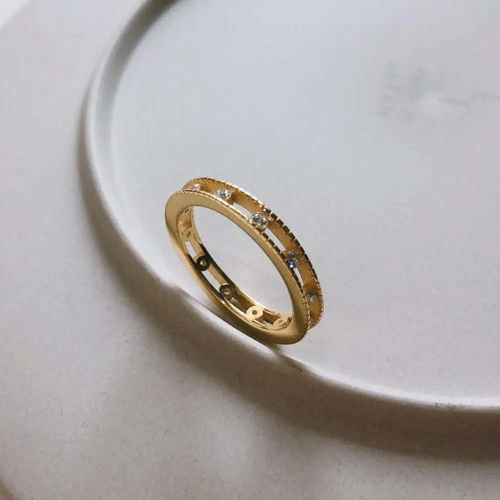 Кольцо из серебра 925 пробы с фианитом 1 шт.|Кольца| |