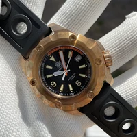 new arrival sd1942s cusn8 bronze mens watch steeldive 45mm case double color swiss luminous 1000m waterproof mechanical watch