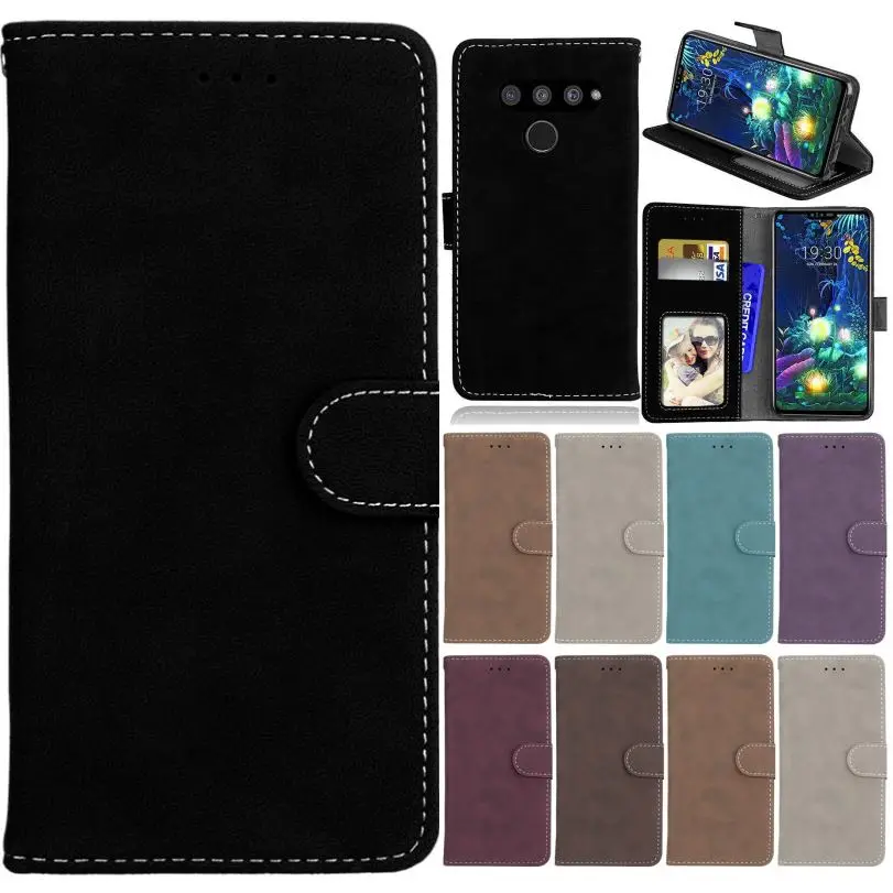Простой матовый чехол для LG V50 V40 V20 V10 Q6 G7 G8 Stylo 4 5 кожаный телефона K40 K9 K11 K12 плюс K8 K10
