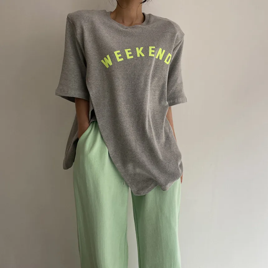 

T Shirt Oversize Femme Plus Size Loose Fit Hip Pop O Neck Casual Top 2021 New Spring Summer Short Sleeve