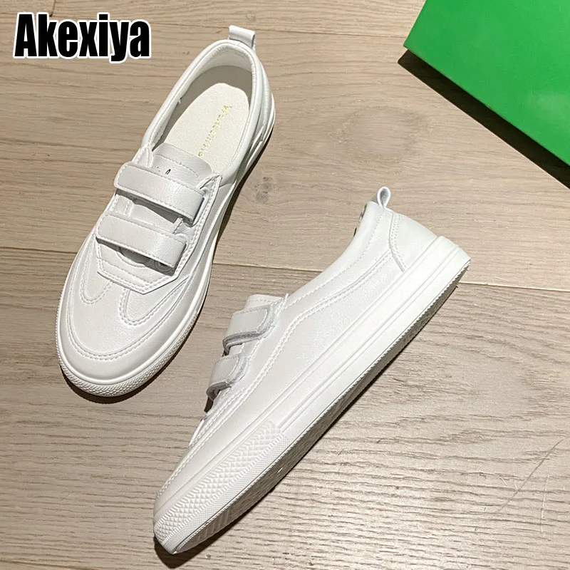 

Small White Shoes Women's Soft Leather Leisure Women's Shoes Spring and Autumn 2022 New Shoes Soft Soled Shoes BC3417