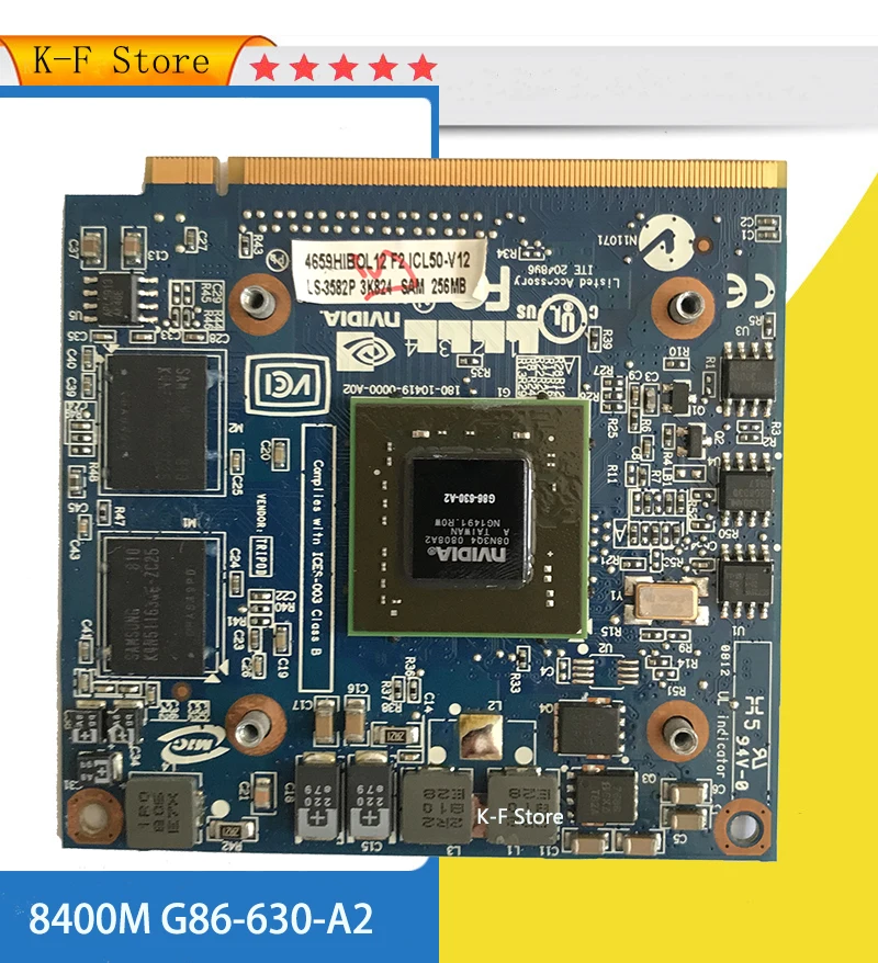 for acer aspire 7520g 7520 7720 7720g series laptop geforce 8400 8400m gs ddr2 256mb vga graphics video card free ship free global shipping