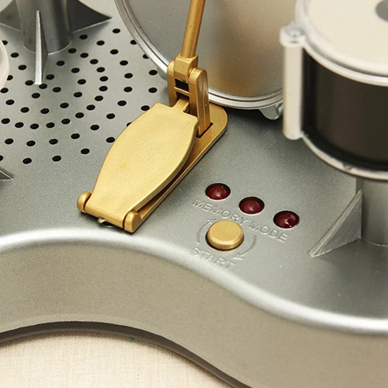 Мини Пальчиковый барабанный набор светодиодный светильник джазовая перкуссия