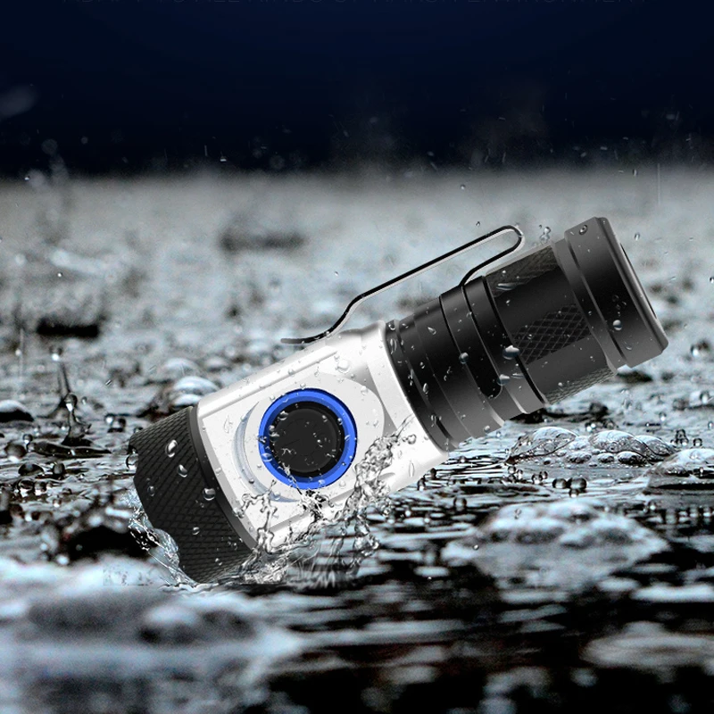Самый яркий светодиодный мини фонарь самый мощный перезаряжаемый фонарик usb 18650
