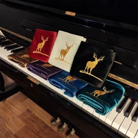 aux pattern piano dust cover waterproof and dustproof cloth embroidered cloth universal piano cover home decoration canvas