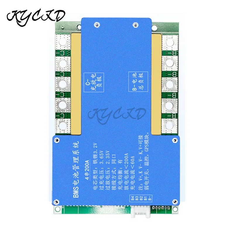 4S 14 6 V LifePO4 100A 150A 200A Защита аккумулятора BMS система управления аккумулятором с