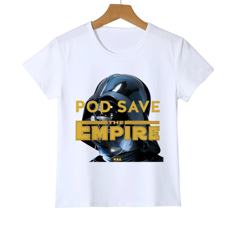 Модная Детская футболка с принтом Звездные войны изображением Йоды/Дарта