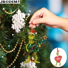 Рождественские украшения, подвеска из смолы Grinch, украшения для рождественской елки Grinch, подвесные украшения 2022, новогодние подарки Рождественское украшение для дома