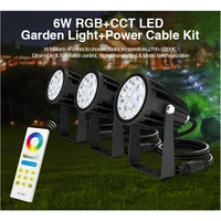 miboxer futc08a dc24v 6w rgbcct led garden lightsfut088 2 4g wireless remote power cable kit led outdoor lamp garden lighting