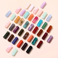 japanese cloud smudge fresh color cylindrical acrylic tube beads diy hand made ear jewelry necklace accessories materials