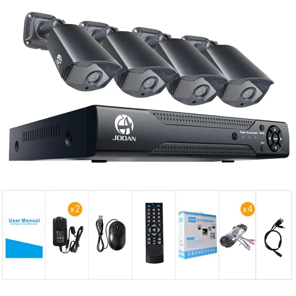 8CH DVR CCTV система HD-TVI DVR комплект 4CH 1080p камера для домашней безопасности Водонепроницаемая наружная камера ночного видения комплект видеонаблюдения