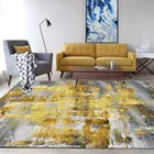Современный золотой серый абстрактный ковер для гостиной в скандинавском стиле ковер для журнального столика напольный ковер для спальни прикроватный коврик кухонный ковер
