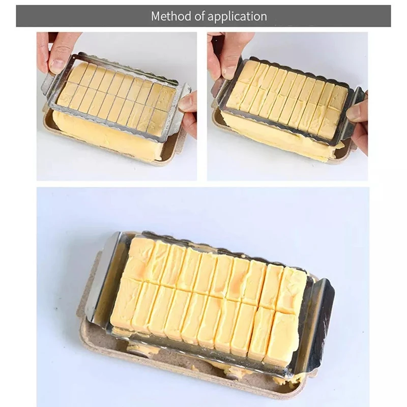 Portable Keeper Dish with Lid Sealing Cutting Kitchen Storage Butter Box Rectangle Container Cheese Food Cooking Tools | Дом и сад
