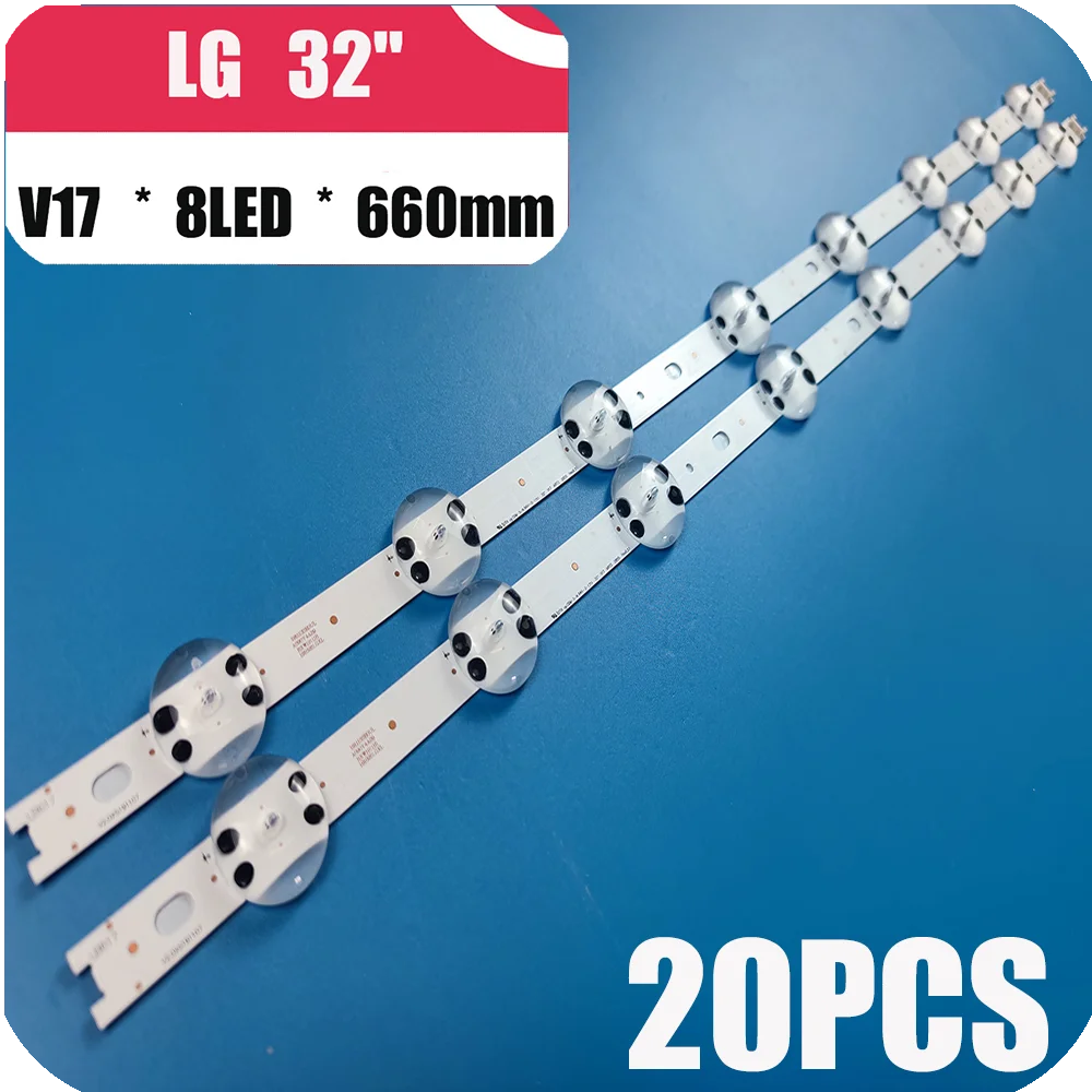 

Светодиодная лента для подсветки LG 32LJ510V 32LJ610V 32LJ510U HC320DXN-ABSL1-2143 LC320DXE (FK)(A2) 6916L-2855B V18 V17 32, 20 шт.