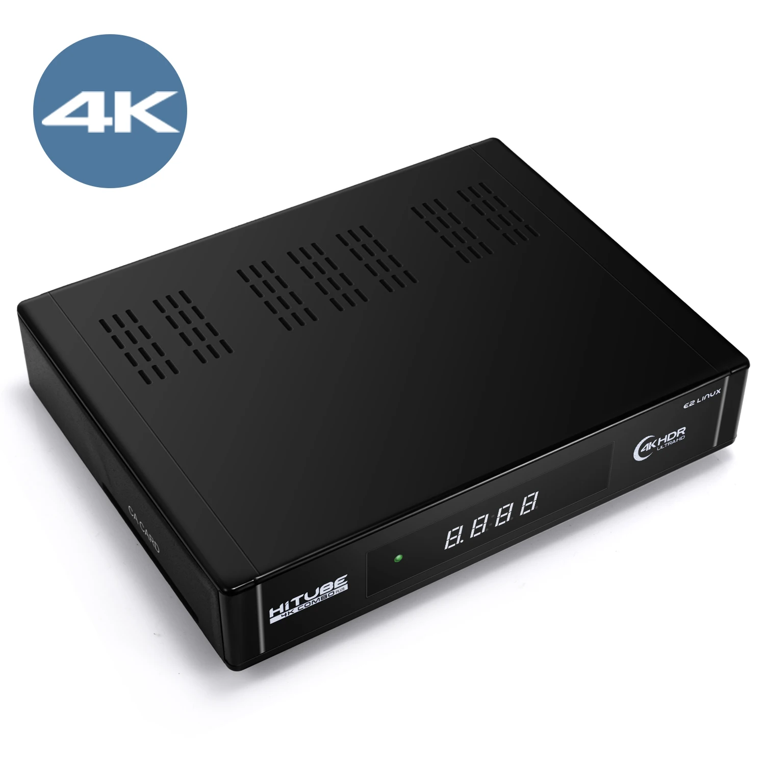 Online Neueste Hitube 4K Combo Plus UHD Linux E2 Satellite Empfänger Mit DVB-S2X Multistream Und DVB-C/T2 Tuner, Hitube E2 Sat Empfänger