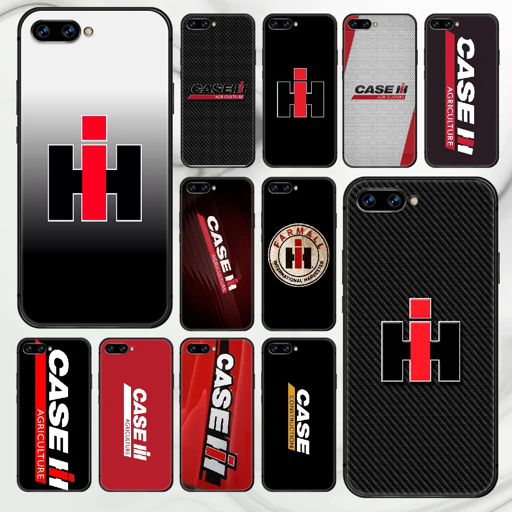 

CASE IH Tractor brand Phone Case Cover Hull For HUAWEI honor 7a 8 8s 8a 8x 9 9x 10 20 i Lite Pro black Cell Silicone Shell