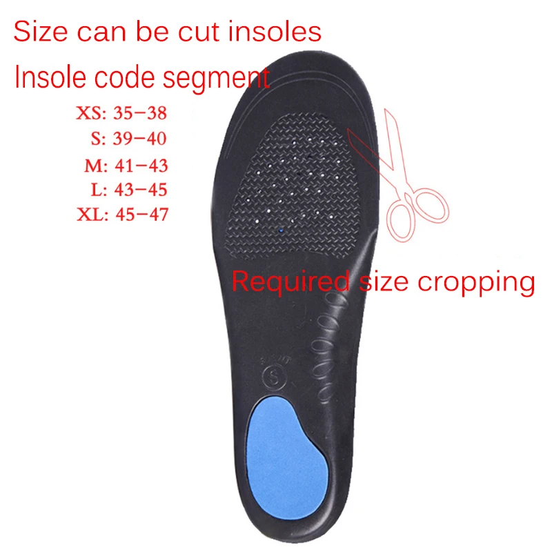 

1 pair Unisex EVA Adult Flat Foot Orthopedic Insoles Arch Support Orthopedic Insole for Men Women Feet Health Care pad size35-48