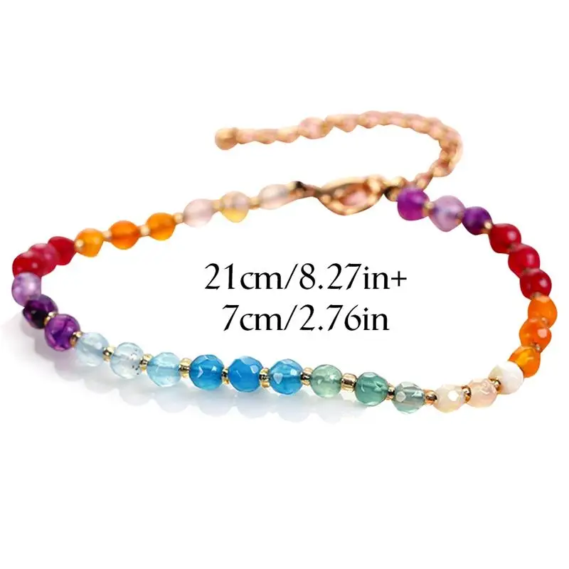 1pc Bohemian Style Foot Anklet Elegant Casual Natural Beach Anklet Bead Anklet Stone Anklet For Women Girls Jewelry Accessories images - 6