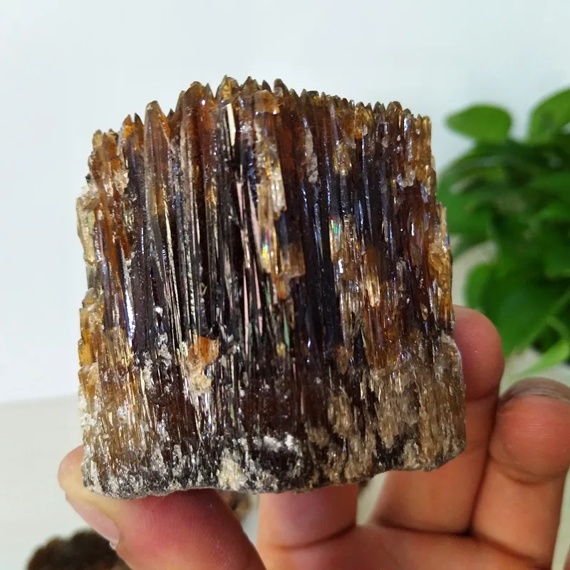

50-400g Rare natural amber calcite stone crystal mineral specimen original Raw stone crystals