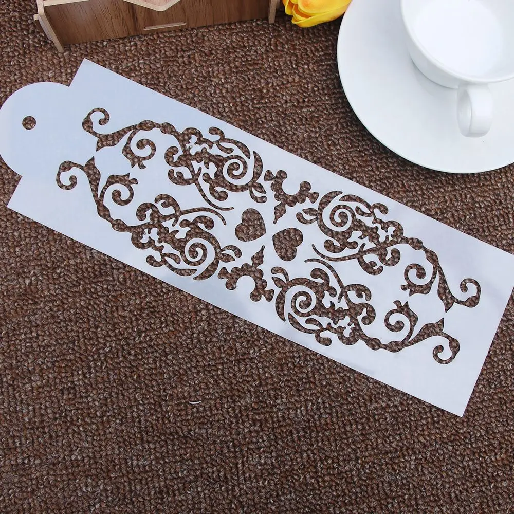 

Crown Flower Vine Reusable Stencil Airbrush Painting Art Cake Spray Mold DIY Decor Crafts