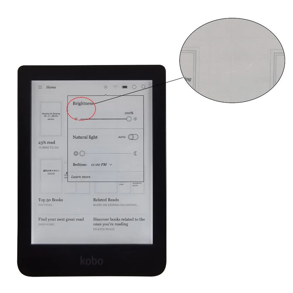 Электронная книга KOBO Clear HD N249 устройство для чтения электронных книг с сенсорным