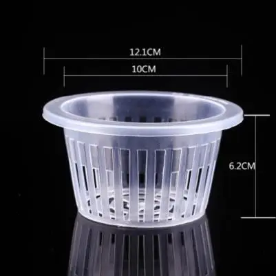120mm Deep 10 шт. большой размер детская посадочная корзина пластиковая сетка гидропонная чашка домашний офис растение выращивание аэропоники Soilless горшок для рассады глубокий - Цвет: 120mm Deep