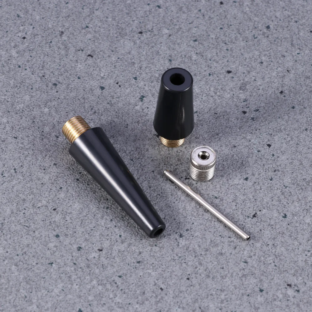 

3pcs Bike Adapter Pump Needle Nozzle Kit Inflation Kit (Black)