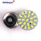 400 шт. 1156 BAY15S P21W 3014 22 SMD Автомобильные светодиодные указатели поворота, стояночные огни, стоп-сигналы, задние автомобильные лампы заднего хода DC 12 В