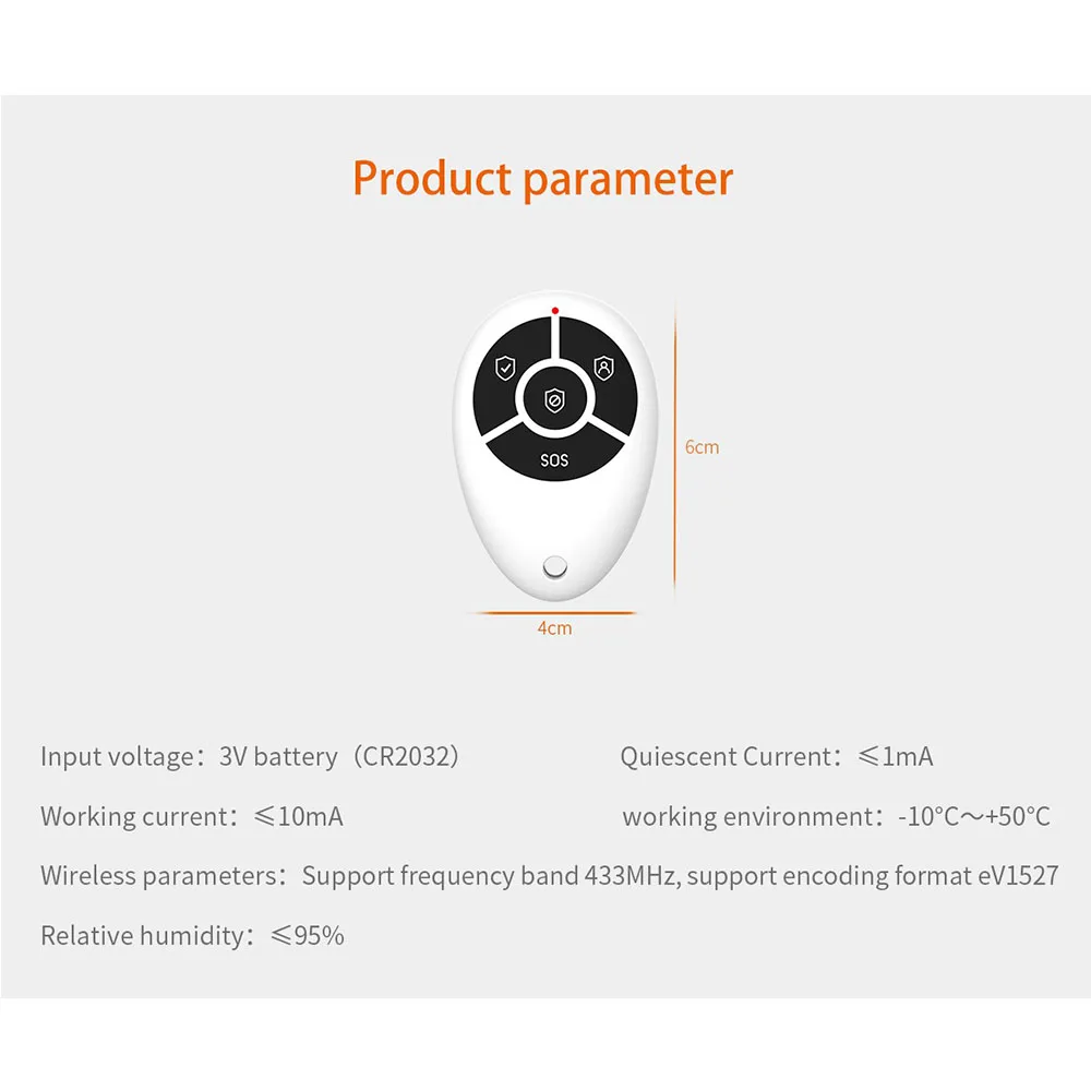 

Staniot беспроводной пульт дистанционного управления для охранной сигнализации