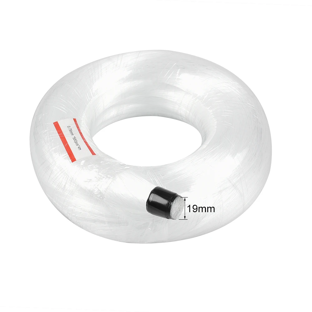 0.75мм 300~550ШТ 4М ПММА Пластиковый волоконный оптический кабель с внутренним свечением для звездного неба источника света Машина внутреннего декора.