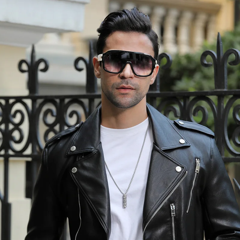 

2021 new fashion sunglasses male big box tide online celebrity with European and American sunglasses female sunglasses