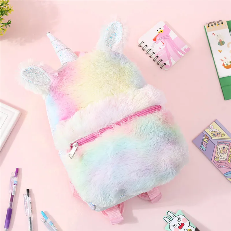 25-35 CM Baby Backpack Unicorn Mochila Niño Stuffed& Plush Animals Plush Backpacks Soft Toys for Children Gift for Girlfriend